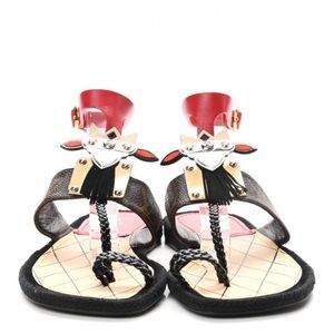 Louis Vuitton magic spell sandals.